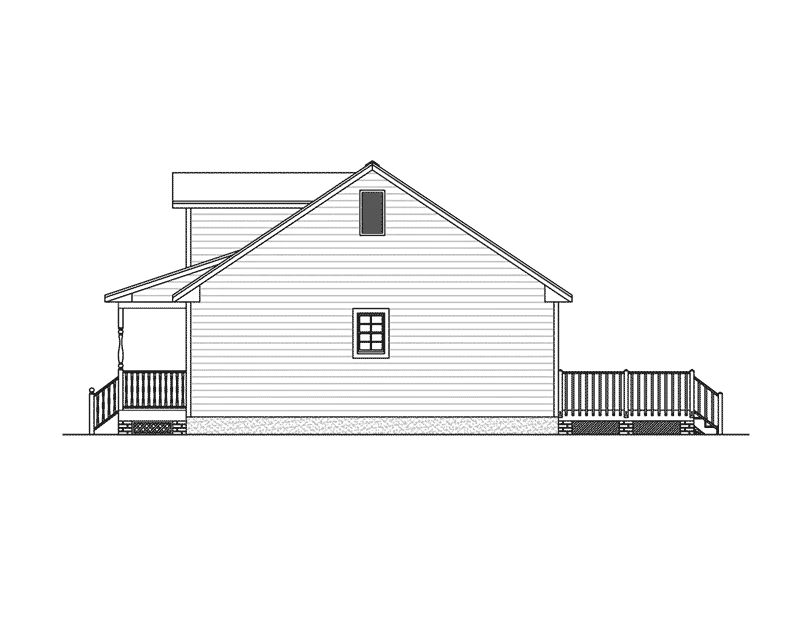 Ranch House Plan Right Elevation - Westleigh Country Home 143D-0014 - Shop House Plans and More