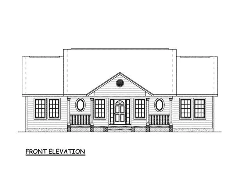Traditional House Plan Front Elevation - 143D-0015 - Shop House Plans and More