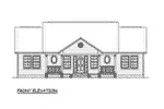 Ranch House Plan Front Elevation - 143D-0015 - Shop House Plans and More