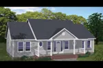 Traditional House Plan Front of Home - 143D-0015 - Shop House Plans and More