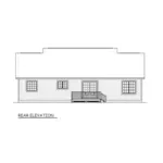 Ranch House Plan Rear Elevation - 143D-0015 - Shop House Plans and More