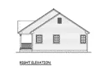 Traditional House Plan Right Elevation - 143D-0015 - Shop House Plans and More