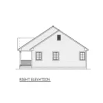 Ranch House Plan Right Elevation - 143D-0015 - Shop House Plans and More