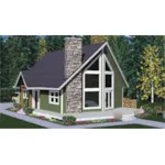 Lake House Plan Front of House 144D-0001