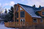 A-Frame House Plan Rear Photo 01 - Keystone Trail A-Frame Home 144D-0001 - Search House Plans and More