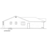 Traditional House Plan Left Elevation - 144D-0002 - Shop House Plans and More