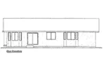 Traditional House Plan Rear Elevation - 144D-0002 - Shop House Plans and More