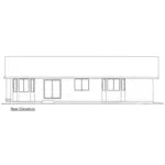 Traditional House Plan Rear Elevation - 144D-0002 - Shop House Plans and More