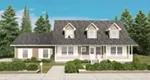 Country House Plan Front of Home - 144D-0003 - Shop House Plans and More