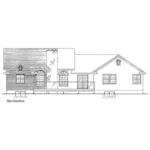 Country House Plan Rear Elevation - 144D-0003 - Shop House Plans and More