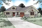 Contemporary House Plan Front Image - Glastonberry Ranch Home 144D-0004 - Search House Plans and More