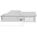 Modern House Plan Left Elevation - Glastonberry Ranch Home 144D-0004 - Search House Plans and More