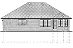 Contemporary House Plan Rear Elevation - Glastonberry Ranch Home 144D-0004 - Search House Plans and More