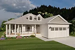 Traditional House Plan Front of Home - Elsner Lane Country Home 144D-0005 - Search House Plans and More