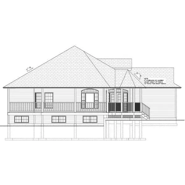 Traditional House Plan Left Elevation - Elsner Lane Country Home 144D-0005 - Search House Plans and More