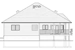 Traditional House Plan Rear Elevation - Elsner Lane Country Home 144D-0005 - Search House Plans and More