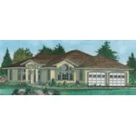 Traditional House Plan Front of House 144D-0006