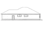 Ranch House Plan Rear Elevation - 144D-0006 - Shop House Plans and More