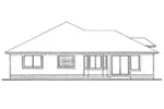 Ranch House Plan Right Elevation - 144D-0006 - Shop House Plans and More