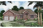 Traditional House Plan Front of Home - 144D-0007 - Shop House Plans and More
