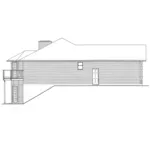 Traditional House Plan Left Elevation - 144D-0007 - Shop House Plans and More