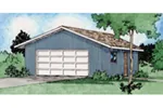 Building Plans Front of Home - Dean 2-Car Garage 144D-0009 | House Plans and More