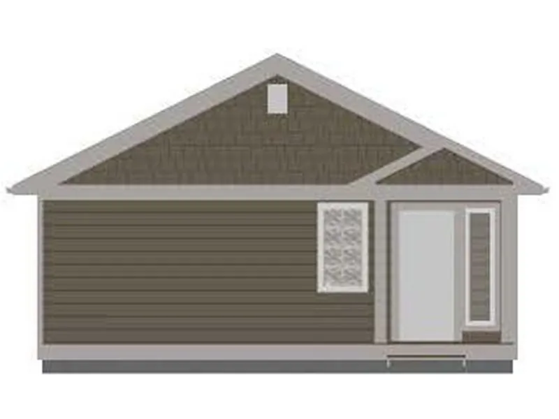 Craftsman House Plan Rear Photo 01 - Hidden Cottage Craftsman Home 144D-0013 - Search House Plans and More