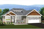 Arts & Crafts House Plan Front Image - 144D-0014 - Shop House Plans and More