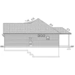 Craftsman House Plan Right Elevation - 144D-0014 - Shop House Plans and More