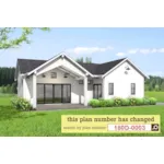 Vacation House Plan Front of House 144D-0017