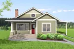 Ranch House Plan Front of Home - 144D-0019 - Shop House Plans and More
