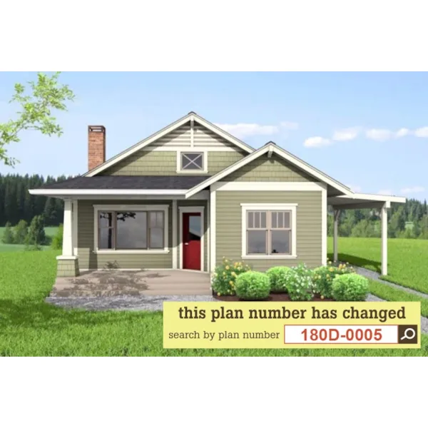 Mountain House Plan Front of Home - Pekin Craftsman Cottage 144D-0019 - Shop House Plans and More