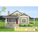 Arts & Crafts House Plan Front of House 144D-0019