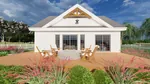 Waterfront House Plan Front Photo 01 - Cobbs Cove Modern Farmhouse 144D-0024 - Search House Plans and More
