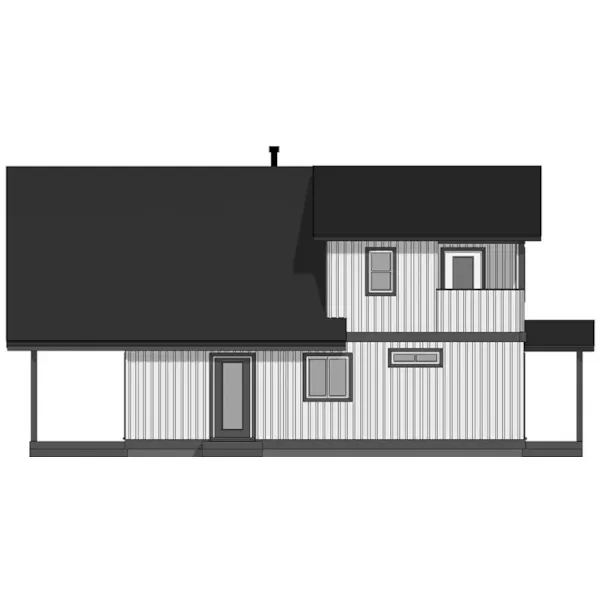 European House Plan Right Elevation - Good Harbor A-Frame Home 144D-0040 | House Plans and More