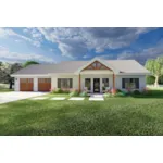 Craftsman House Plan Front of Home - 144D-0049 | House Plans and More