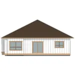 Ranch House Plan Rear Elevation - Cormac Ranch Home 144D-0061 | House Plans and More