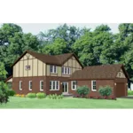 European House Plan Rear Photo 01 - 145D-0007 - Shop House Plans and More