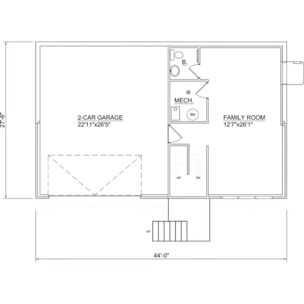 Traditional House Plan First Floor - 145D-0008 - Shop House Plans and More