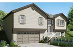 Traditional House Plan Front of House 145D-0008