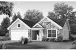 Cabin & Cottage House Plan Front Image of House - Lakebriar Country Ranch Home 147D-0001 - Shop House Plans and More