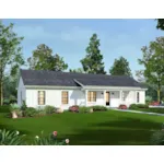 Cabin & Cottage House Plan Front of House 147D-0011