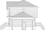 Traditional House Plan Right Elevation - 148D-0001 - Shop House Plans and More