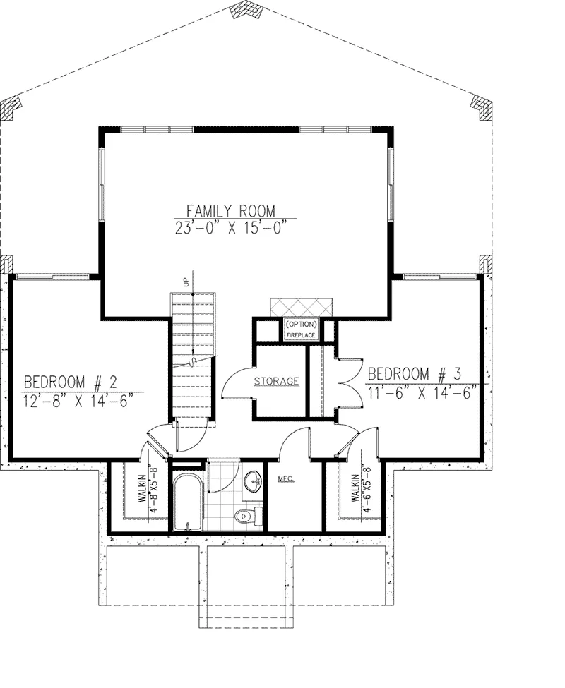 Waterfront House Plan Second Floor - 148D-0002 - Shop House Plans and More