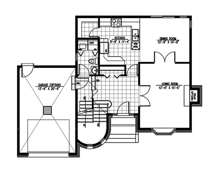 Country French House Plan First Floor - 148D-0003 - Shop House Plans and More