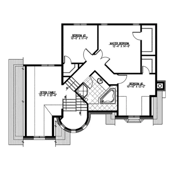 Country French House Plan Second Floor - Leon Place European Home 148D-0003 - Shop House Plans and More