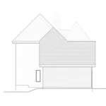 Country French House Plan Left Elevation - Leon Place European Home 148D-0003 - Shop House Plans and More