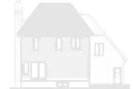 Country French House Plan Rear Elevation - 148D-0003 - Shop House Plans and More