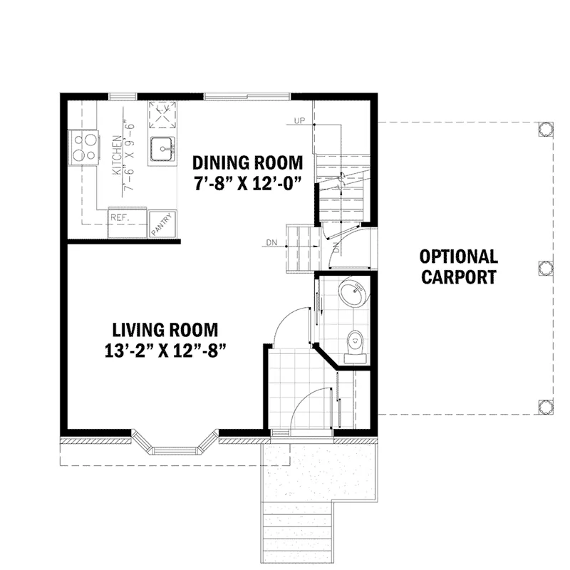 Neoclassical House Plan First Floor - Lohman Narrow Lot Home 148D-0004 - Shop House Plans and More
