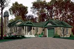 Bungalow House Plan Front of House 148D-0005